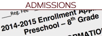 Admissions Process and Forms for registration at Immanuel Lutheran School in Colorado